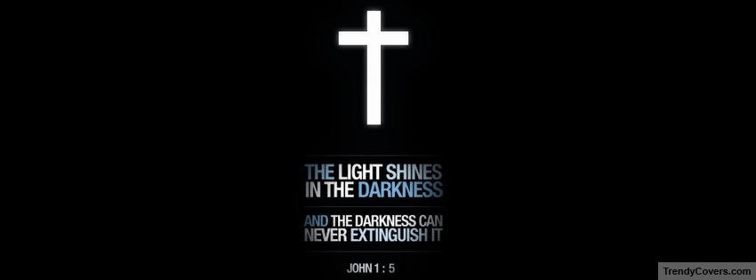 John 1:5 Quote facebook cover