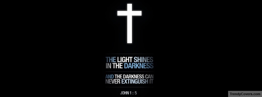 John 1:5 Quote Facebook Cover