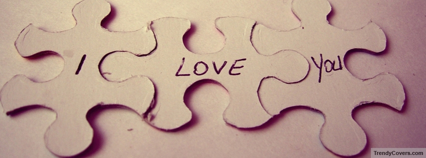 Love You Puzzle facebook cover