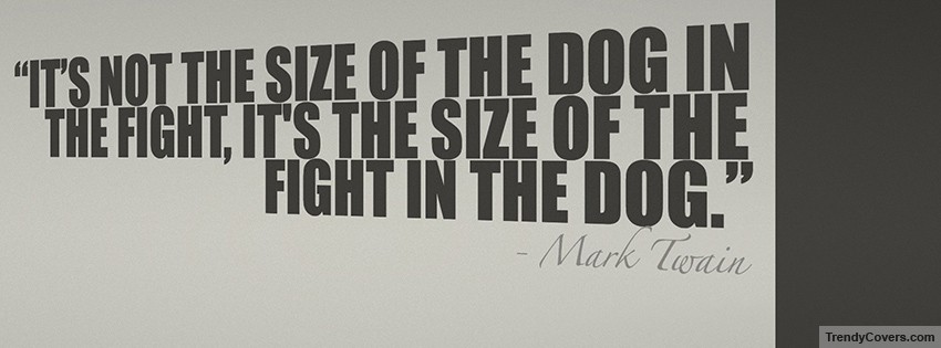 Mark Twain Quote facebook cover