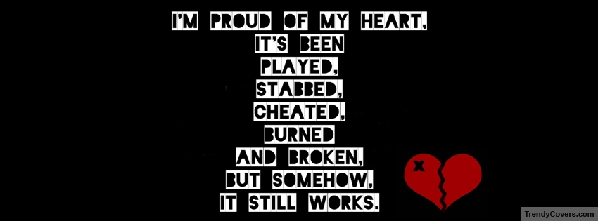 Proud Of My Heart Facebook Cover