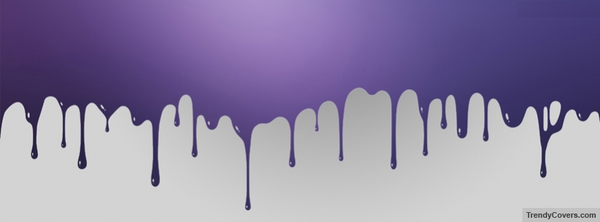 Purple Paint Abstract facebook cover
