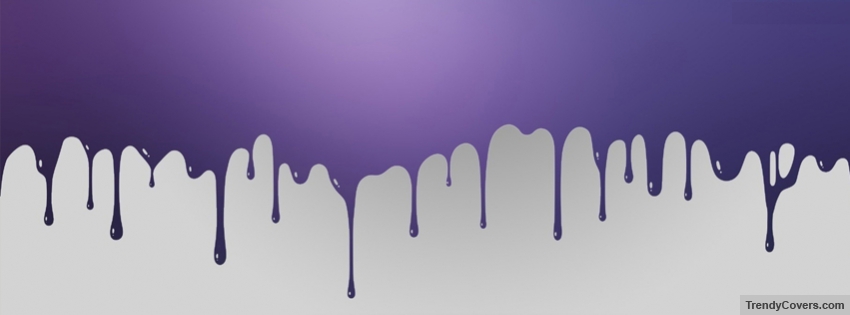 Purple Paint Abstract Facebook Covers