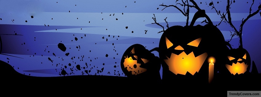 Scary Halloween Facebook Cover - TrendyCovers.com