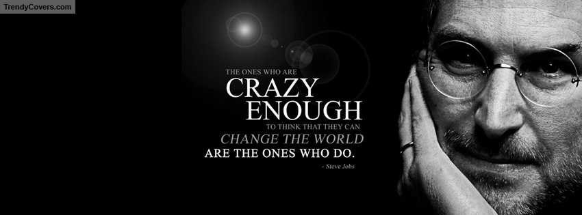 Steve Jobs Quote Facebook Cover