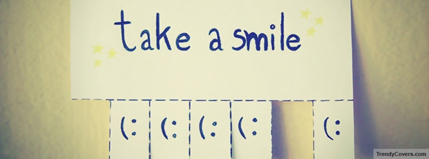 Take A Smile Facebook Covers