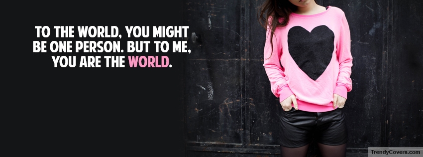 To The World facebook cover