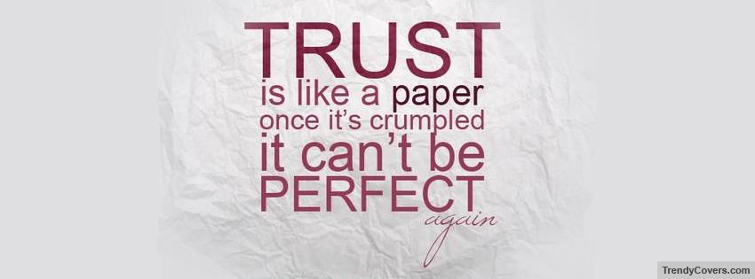 Trust Is Like A Facebook Covers