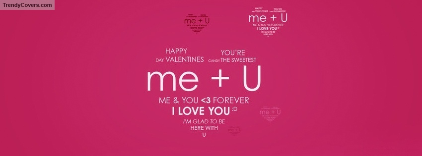 Valentines Day Me You Facebook Cover