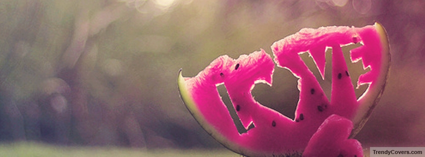 Watermelon Love facebook cover