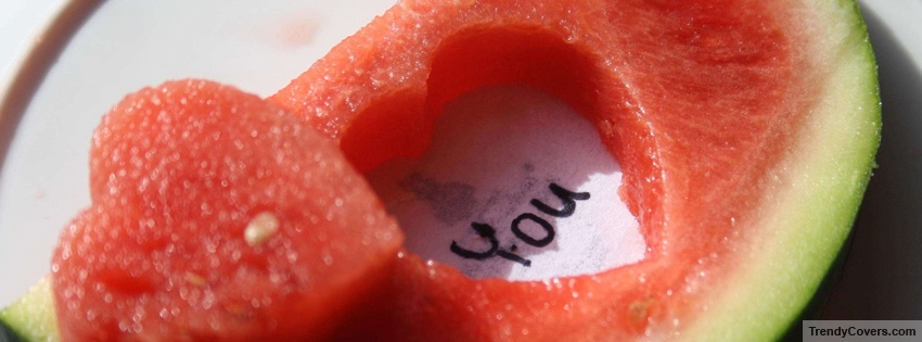 Watermelon Love You facebook cover