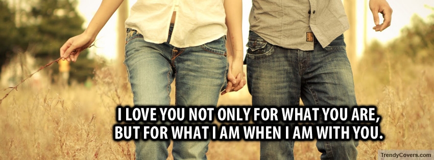 When I Am With You Facebook Cover