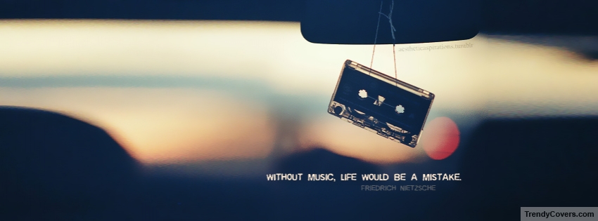 Without Music Facebook Cover